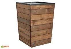 Bac à Fleurs En Bois Selekt (45/55x45/55x76)