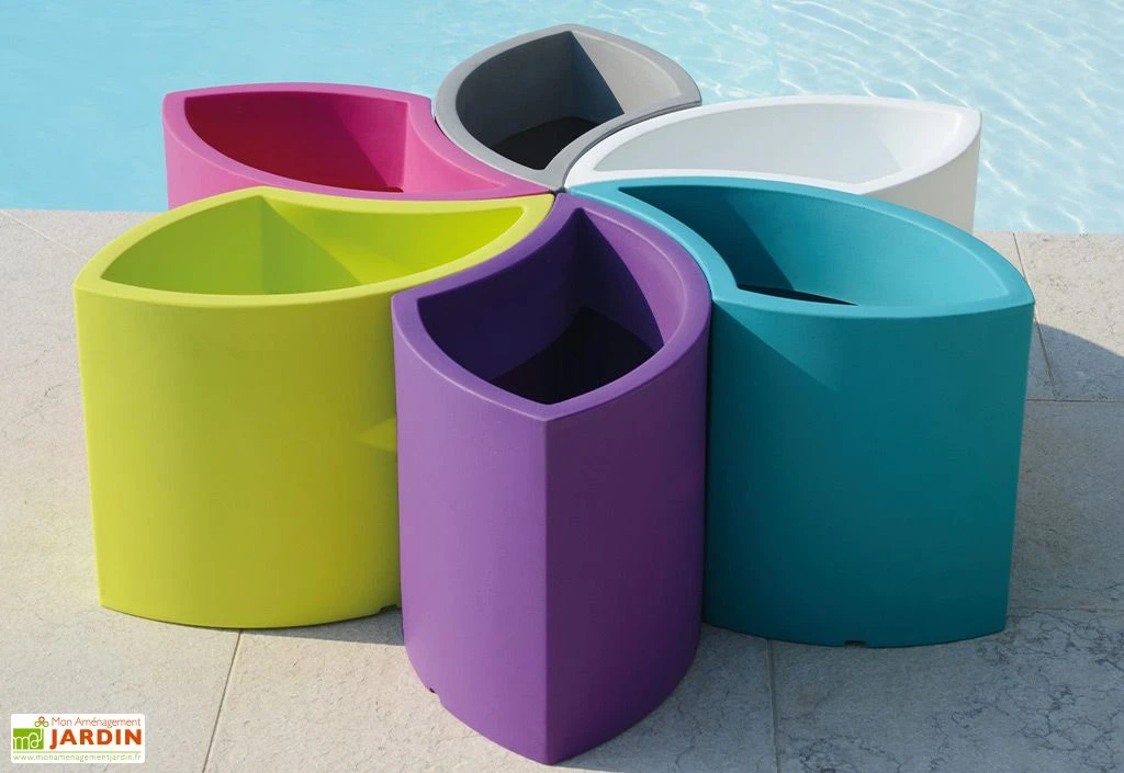 Pot De Fleurs 6 Compartiments En Polyéthylène Fiore – 86 X 30 Cm 1 Pot De Fleurs 6 Compartiments En Polyéthylène Fiore – 86 X 30 Cm