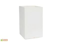 Pot De Fleurs En Polyéthylène Atlantis – 30 X 30 X 47 Cm -Abriet Mobilier Soldes Boutique pot de fleurs blanc 4