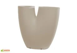 Pot De Fleurs En Polyéthylène Bilobo – 50 X 25 X 50 Cm -Abriet Mobilier Soldes Boutique pot de fleurs tabac 2 2