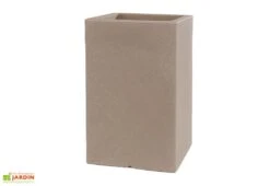 Pot De Fleurs En Polyéthylène Atlantis – 30 X 30 X 47 Cm -Abriet Mobilier Soldes Boutique pot de fleurs tabac 3