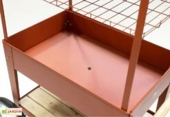 Potager Sur Pieds Avec Roulettes Et Toit 75 X 65 X 150 Cm – Urban Expert 8 Potager Sur Pieds Avec Roulettes Et Toit 75 X 65 X 150 Cm – Urban Expert -Abriet Mobilier Soldes Boutique potager chariot jardiniere