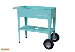 Jardinière Sur Pieds En Acier Avec Roues – Barcelona Liso -Abriet Mobilier Soldes Boutique potager pieds jardiniere