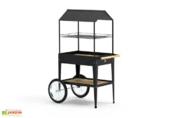 Potager Sur Pieds Avec Roulettes Et Toit 75 X 65 X 150 Cm – Urban Expert 9 Potager Sur Pieds Avec Roulettes Et Toit 75 X 65 X 150 Cm – Urban Expert -Abriet Mobilier Soldes Boutique potager pieds roulettes noir