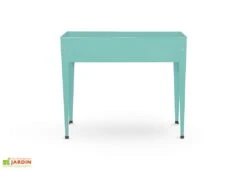 Potager Sur Pieds En Acier Galvanisé - Urban -Abriet Mobilier Soldes Boutique potager sur pieds vert menthe acier