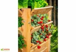 Tour De Culture Verticale En Bois De Mélèze 90 X 73 Cm -Abriet Mobilier Soldes Boutique potager sureleve bois 90x73cm