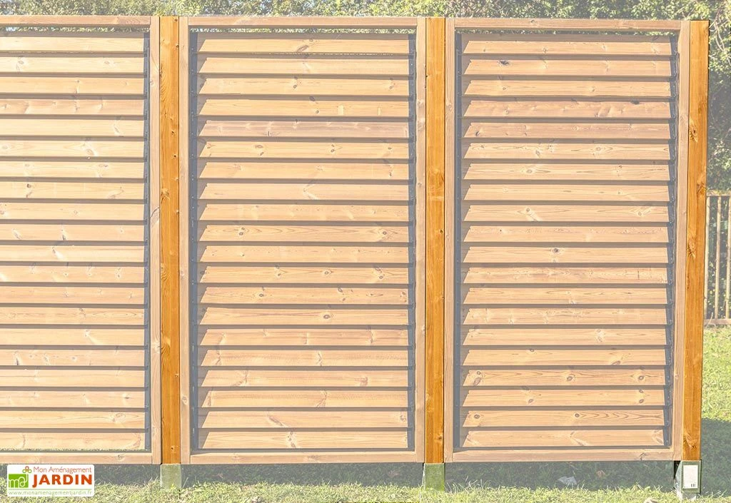 Poteau Pour Panneau Brise-Vue En Bois Traité THT (la Pièce) 1 Poteau Pour Panneau Brise-Vue En Bois Traité THT (la Pièce)