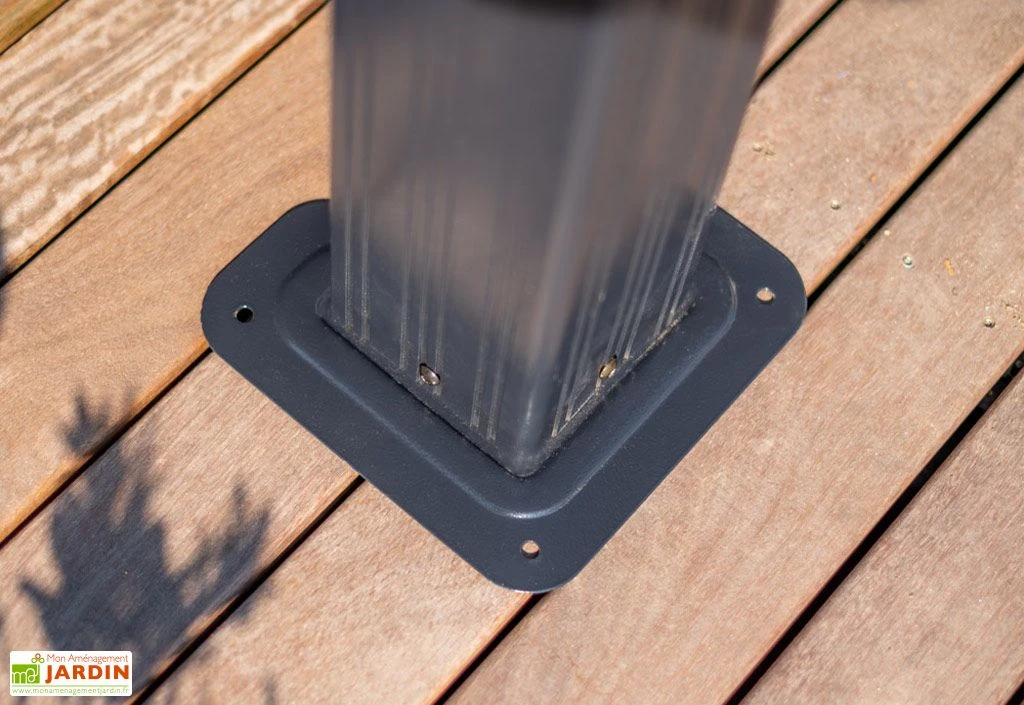 Tonnelle En Aluminium Autoportée 6 X 3,5 M Avec Toiture Acier - Marsala 6 Tonnelle En Aluminium Autoportée 6 X 3,5 M Avec Toiture Acier - Marsala – Image 6