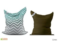 Pouf Géant Extérieur Imperméable – Printed -Abriet Mobilier Soldes Boutique pouf ge ant polyester 01 1