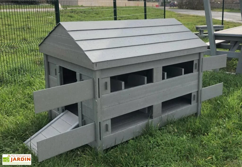 Poulailler 10 Poules En Composite Polymab Recyclé – 150 X 110 X 118 Cm 1 Poulailler 10 Poules En Composite Polymab Recyclé – 150 X 110 X 118 Cm
