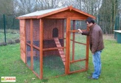 Poulailler En Bois Gournay (175x268x204) 10 Poulailler En Bois Gournay (175x268x204) -Abriet Mobilier Soldes Boutique poulailler bois gournay