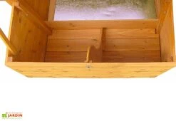 Poulailler Pavilly (0,9x2,3x1,5) 10 Poulailler Pavilly (0,9x2,3x1,5) -Abriet Mobilier Soldes Boutique poulailler bois pavilly 227x94cm