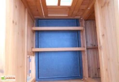 Poulailler Pavilly (0,9x2,3x1,5) 9 Poulailler Pavilly (0,9x2,3x1,5) -Abriet Mobilier Soldes Boutique poulailler bois pavilly