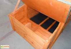 Poulailler Monchy (1,98x0,75x1m) -Abriet Mobilier Soldes Boutique poulailler po2070 3