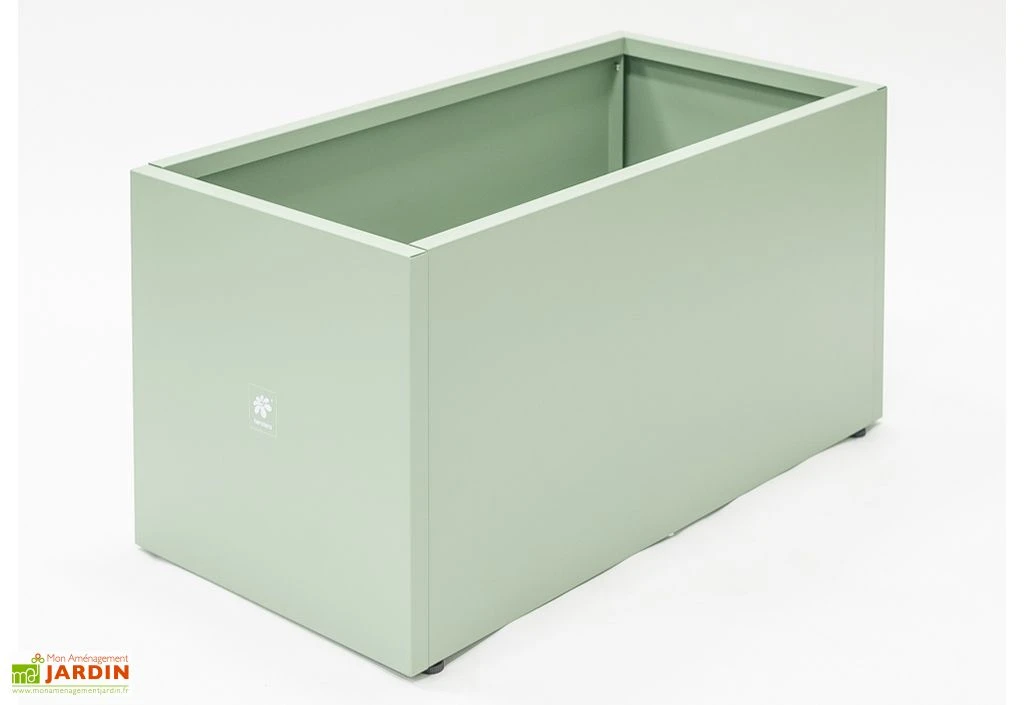 Jardinière Au Sol En Métal Thermolaqué - 100 X 50 X 50 3 Jardinière Au Sol En Métal Thermolaqué - 100 X 50 X 50 – Image 3