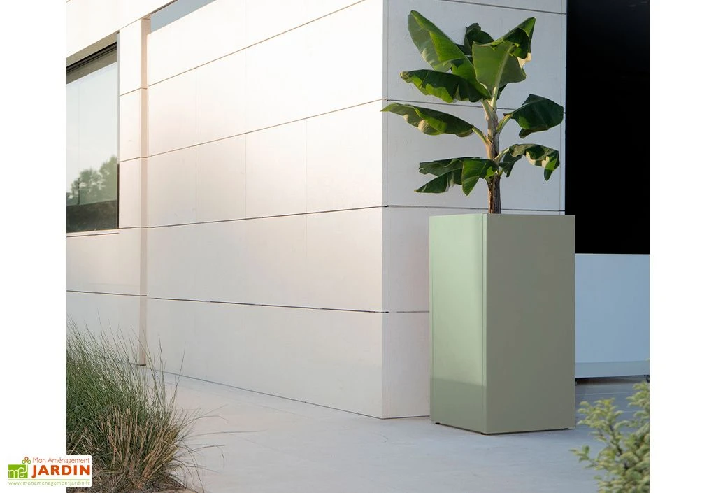 Jardinière Haute En Métal Thermolaqué – 50 X 50 X 100 Cm 5 Jardinière Haute En Métal Thermolaqué – 50 X 50 X 100 Cm – Image 5