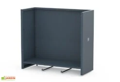 Jardinière En Métal Thermolaqué Profondeur Ajustable - 100 X 40 X 115 Cm -Abriet Mobilier Soldes Boutique profondeur 460l jardiniere hg08975801 1