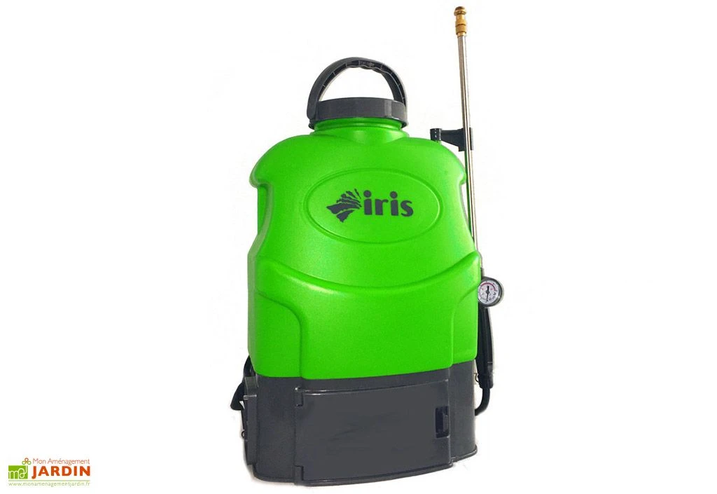 IRIS Pulvérisateur électrique à Batterie Lithium 12 V / 8 Ah – 16 L 1 IRIS Pulvérisateur électrique à Batterie Lithium 12 V / 8 Ah – 16 L