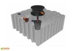 Cuve De Récupération D’eau De Pluie Enterrée – 5000 L Plate -Abriet Mobilier Soldes Boutique recuperateur eau pluie enterree plat greenlife 5000l biovitor