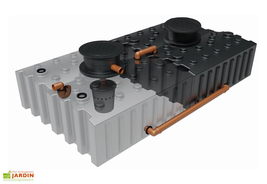 Cuve De Récupération D’eau De Pluie Enterrée – 8000 L Plate 5 Cuve De Récupération D’eau De Pluie Enterrée – 8000 L Plate – Image 5