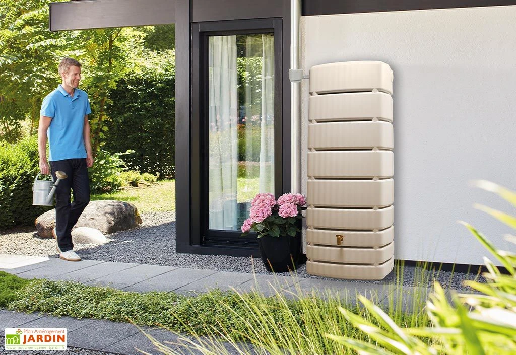 Garantia Récupérateur D’eau De Pluie 500 L Avec Robinet Et Collecteur – Slim 3 Garantia Récupérateur D’eau De Pluie 500 L Avec Robinet Et Collecteur – Slim – Image 3