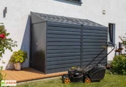 Armoire De Jardin En Acier Galvanisé 124 X 295 Cm