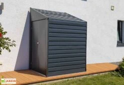 Armoire De Jardin En Acier Galvanisé 124 X 203 Cm