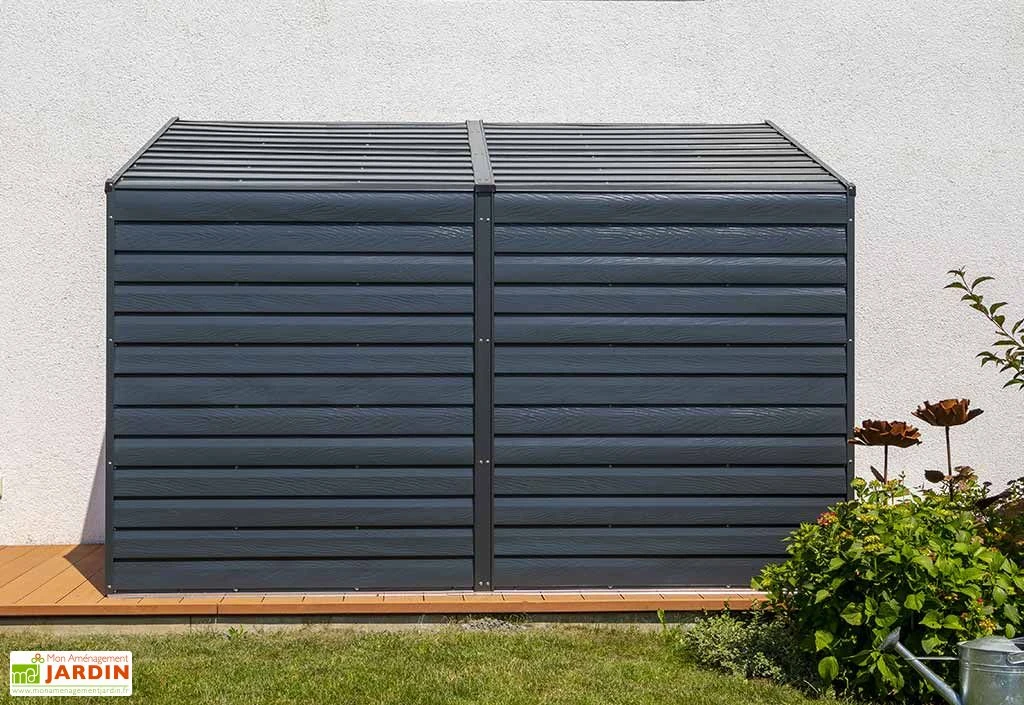 Armoire De Jardin En Acier Galvanisé 124 X 295 Cm 4 Armoire De Jardin En Acier Galvanisé 124 X 295 Cm – Image 4
