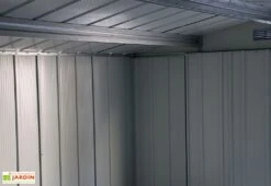 Abri De Jardin En Métal Galvanisé Anthracite Duramax 7 M² 7 Abri De Jardin En Métal Galvanisé Anthracite Duramax 7 M² -Abriet Mobilier Soldes Boutique renfort toiture abri jardin metal duramax duae1010pr