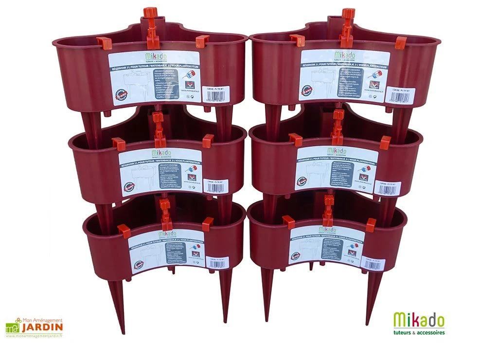 Lot De 6 Réservoirs 2L Pour Tuteur Mikado 3 Lot De 6 Réservoirs 2L Pour Tuteur Mikado – Image 3