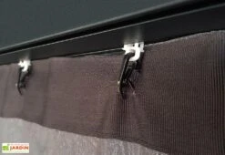 Rideaux En Polyester Pour Pergola Dallas Palram – Lot De 4 -Abriet Mobilier Soldes Boutique rideaux pergola dallas palram 2