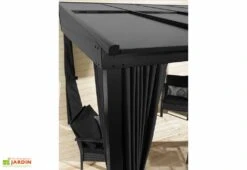 Tonnelle Adossée En Aluminium Et Polycarbonate St Barth 17,53 M² -Abriet Mobilier Soldes Boutique rideaux tonnelle murale metal polycarbonate stbarth 17m2
