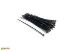 Colliers De Serrage En Plastique Noir Pour Canisse Et Clôture X50