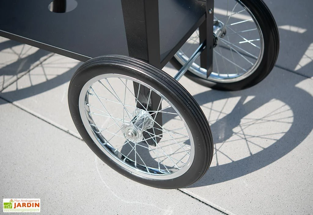 Jardinière En Acier à Roulettes - Wheels 5 Jardinière En Acier à Roulettes - Wheels – Image 5