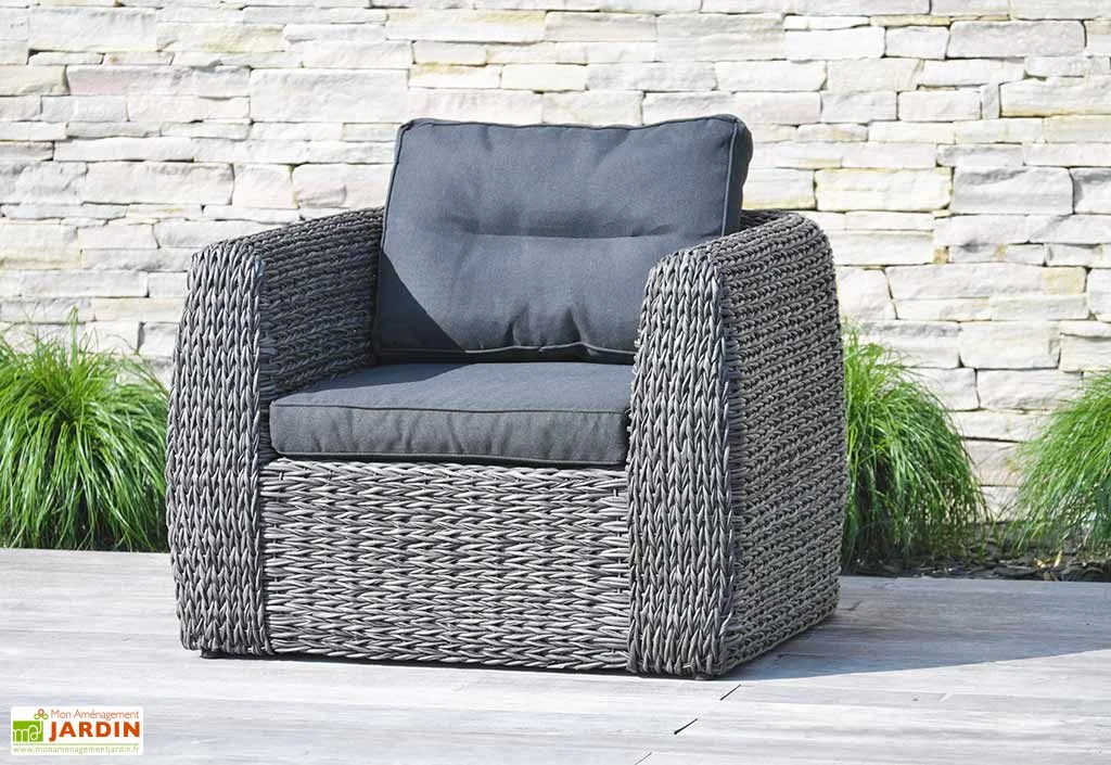 Salon De Jardin Bahamas : 1 Banquette + 2 Fts + 1 Table + 1 Desserte 3 Salon De Jardin Bahamas : 1 Banquette + 2 Fts + 1 Table + 1 Desserte – Image 3