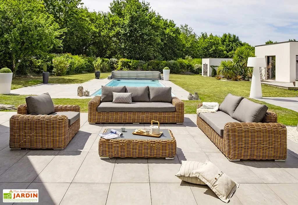 Salon De Jardin 6 Places En Aluminium Et Résine Tressée Bora Bora 1 Salon De Jardin 6 Places En Aluminium Et Résine Tressée Bora Bora