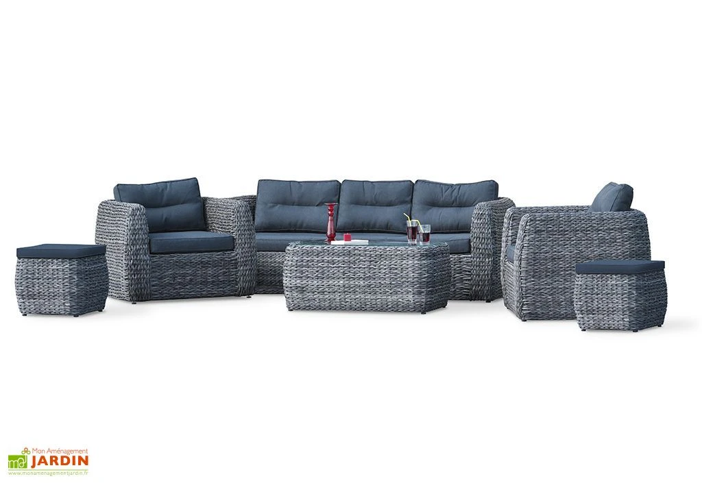 Salon De Jardin 7 Places Aluminium Et Résine Tressée Bahamas 1 Salon De Jardin 7 Places Aluminium Et Résine Tressée Bahamas