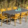 Salon De Jardin : 1 Table 200 X 90 Cm + 6 Chaises + 2 Fauteuils – Town