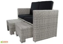 Salon De Jardin En Aluminium Et Résine Tressée Oceane Lunch – 8 Places -Abriet Mobilier Soldes Boutique salon jardin aluminium resine tressee 8 places oceane lunch 1