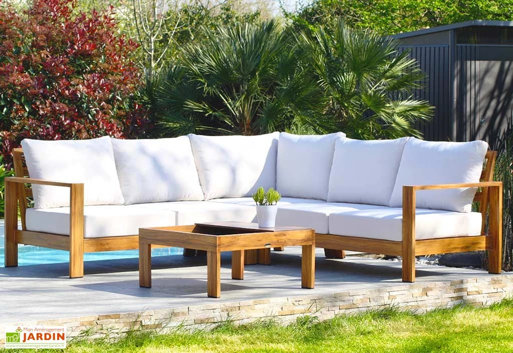 Salon De Jardin D’angle En Aluminium 5 Places - Majorque 1 Salon De Jardin D’angle En Aluminium 5 Places - Majorque