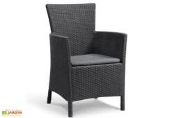 Keter Salon De Jardin En Résine Tressée 2 Places - Iowa -Abriet Mobilier Soldes Boutique salon jardin iowa anth chaise