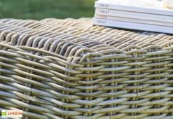 Salon De Jardin En Kubu 4/5 Places – 2 Tables, 1 Canapé Et 2 Fauteuils -Abriet Mobilier Soldes Boutique salon jardin kubu deux table 4