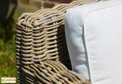 Salon De Jardin En Kubu 4/5 Places – 2 Tables, 1 Canapé Et 2 Fauteuils -Abriet Mobilier Soldes Boutique salon jardin kubu deux table 6