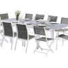 Salon De Jardin Modulo : Table Extensible + 6 Fauteuils + 4 Chaises