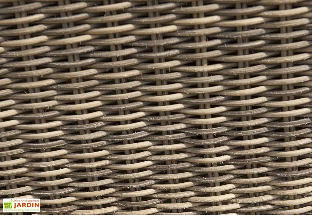 Salon De Jardin Montmartre Miel En Résine Tressée 4 Places 5 Salon De Jardin Montmartre Miel En Résine Tressée 4 Places – Image 5