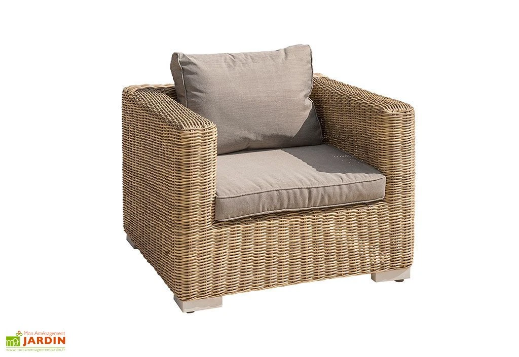 Salon De Jardin Montmartre Miel En Résine Tressée 4 Places 6 Salon De Jardin Montmartre Miel En Résine Tressée 4 Places – Image 6