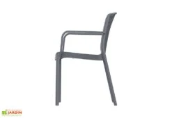 Salon De Jardin En Résine – 6 Personnes -Abriet Mobilier Soldes Boutique salon jardin re sine gris 02