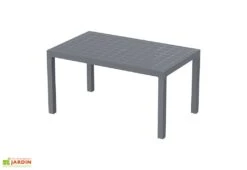 Salon De Jardin En Résine – 6 Personnes -Abriet Mobilier Soldes Boutique salon jardin re sine gris 03