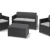 Keter Salon De Jardin En Résine Tressée 4 Places - Merano