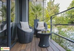 Salon De Jardin Totem : 2 Fts + 1 Table Basse